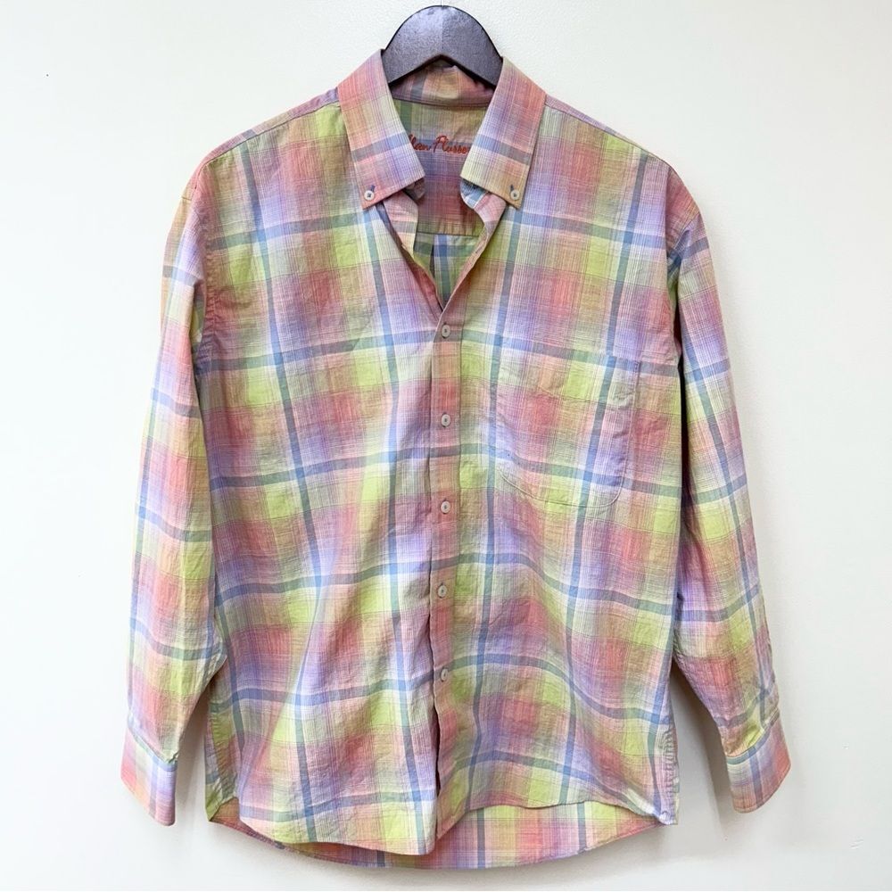 Alan Flusser Pastel Button Down Size Medium